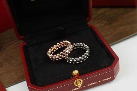 Studded Convertible Ring, Medium Model, White Gold Tone