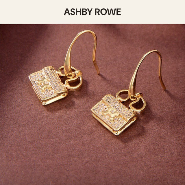 Padlock Pavé Earrings