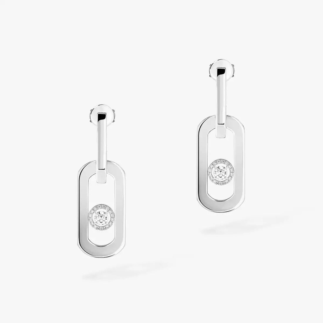 Sliding Pendant Earrings, XL
