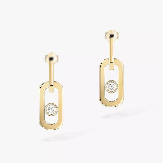 Sliding Pendant Earrings, XL