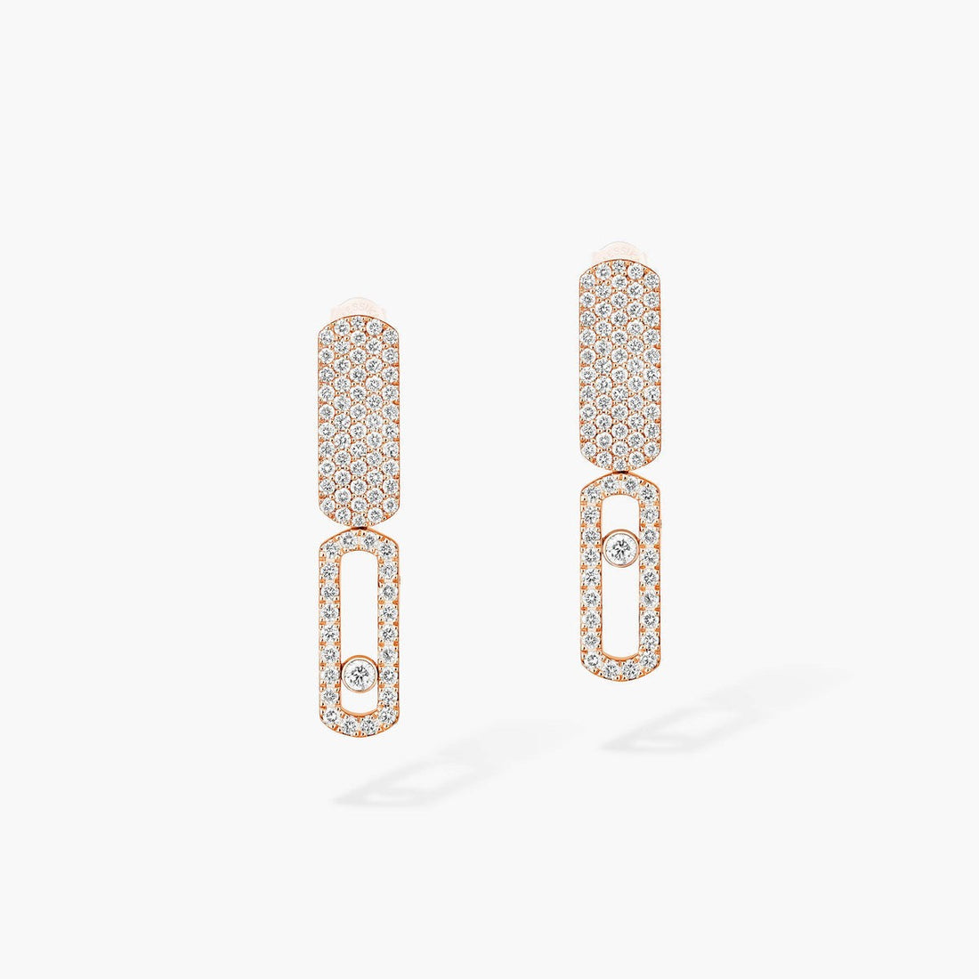 Sliding Stone Earrings, Small