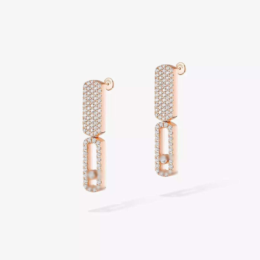 Sliding Stone Earrings, Small