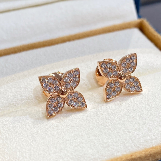 Star Motif Pavé Earrings