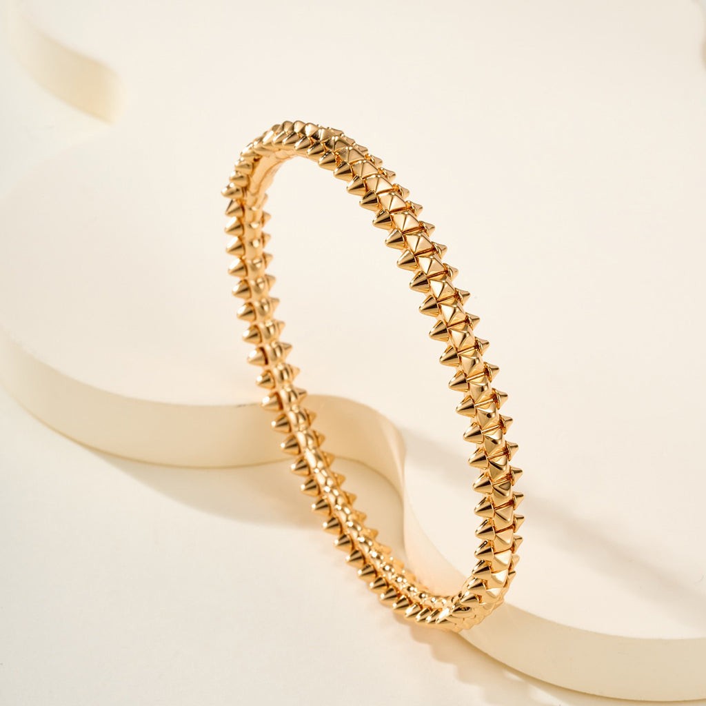 Studded Bangle Bracelet, 8 mm