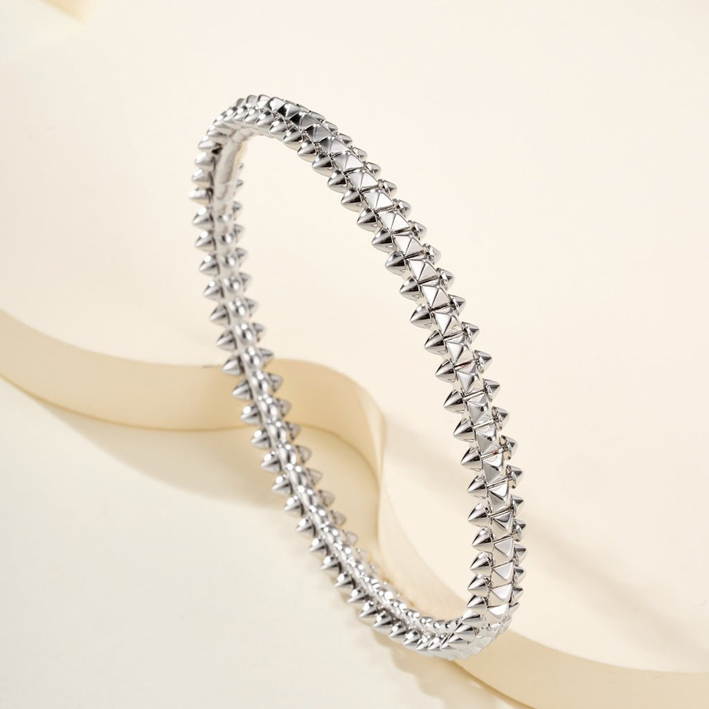 Studded Bangle Bracelet, 8 mm