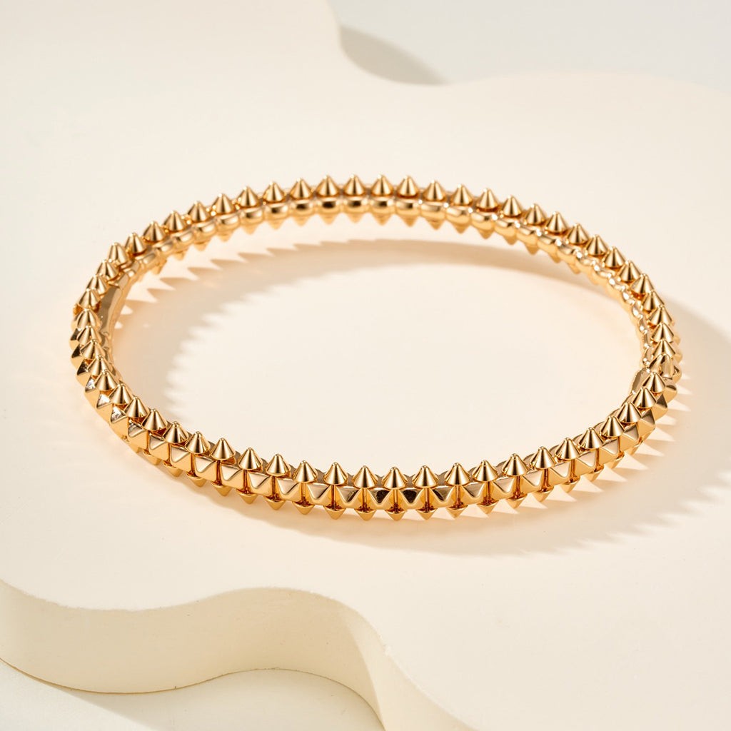 Studded Bangle Bracelet, 8 mm