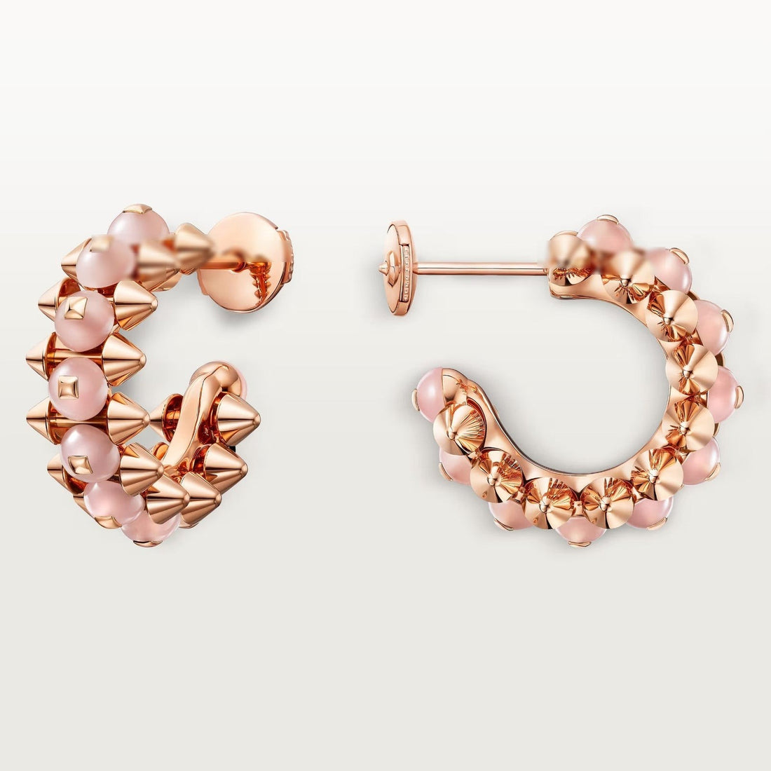 Studded Earrings, 7.9 mm, Agate