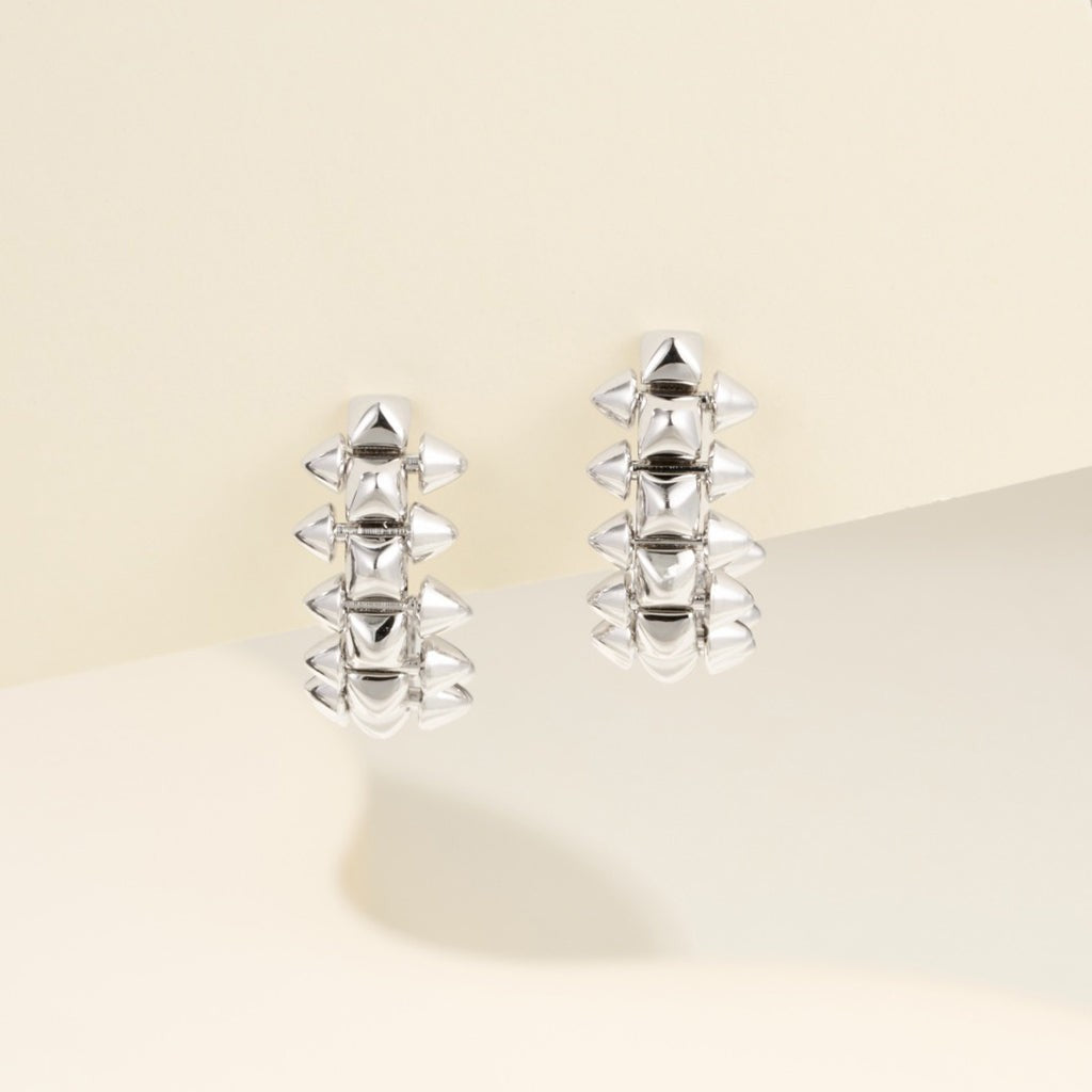 Studded Mini Hoop Earrings