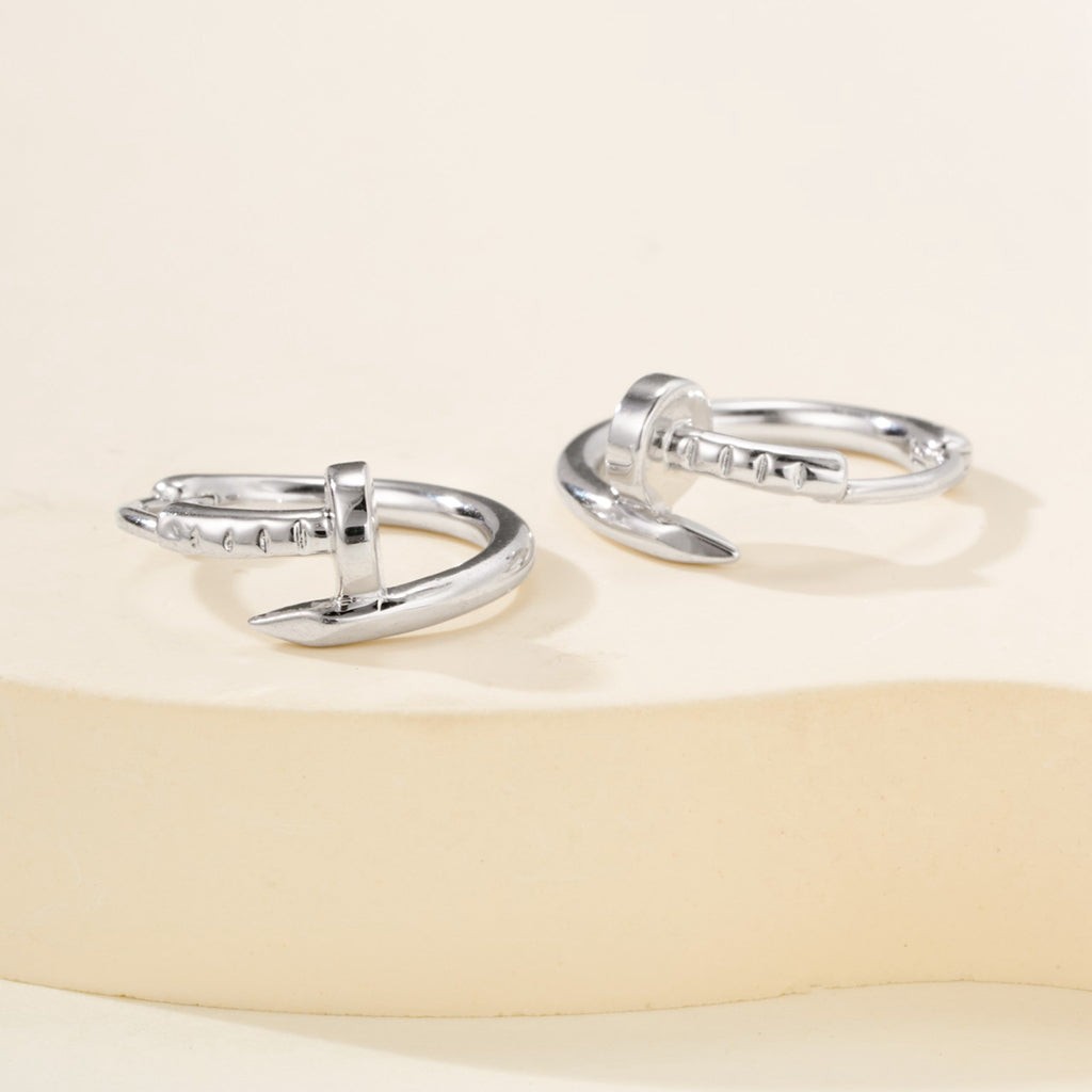 Wrapped Nail Mini Earrings